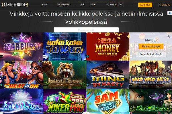 CasinoCruisen pelilista